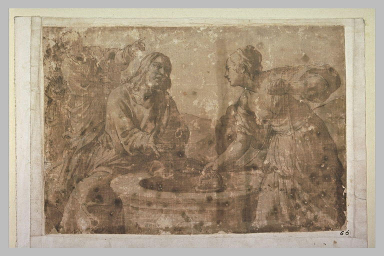 Le Christ et la Samaritaine au puits