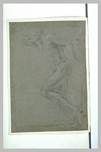 Académie d'homme nu, tournévers la gauche