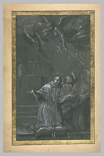 Le Pape saint Grégoire tirant des âmes du purgatoire par ses prières
