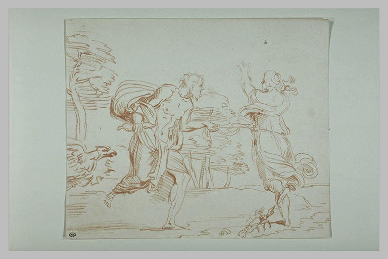 Jupiter poursuivant une nymphe