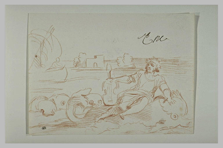 Arion sauvé par un dauphin