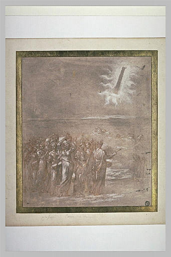 La procession des hébreux après le passage de la mer Rouge