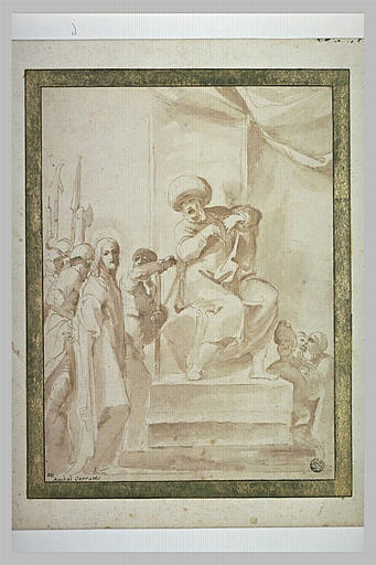 Etude pour le Christ montré au peuple par Pilate