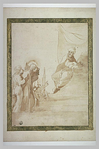 Etude pour le Christ amené devant Pilate