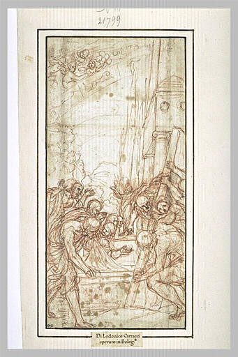 Les apôtres au tombeau de la Vierge
