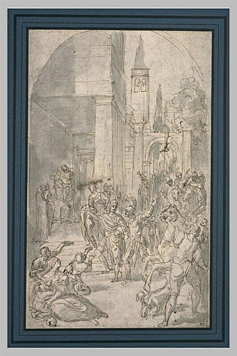 La Rencontre de Totila et de saint Benoît