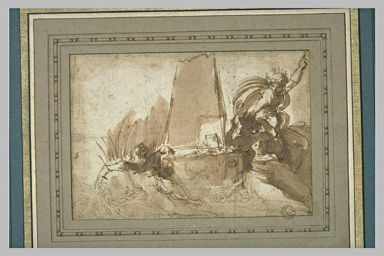 Allégorie de la Poésie consolant la Peinture