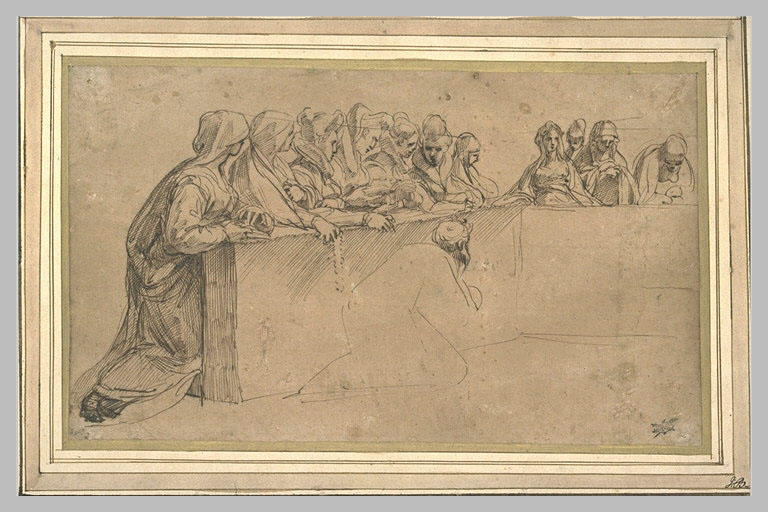 Scène dans une église