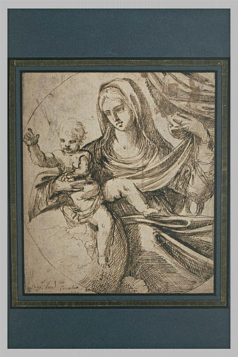 La Vierge à l'Enfant dans un tondo