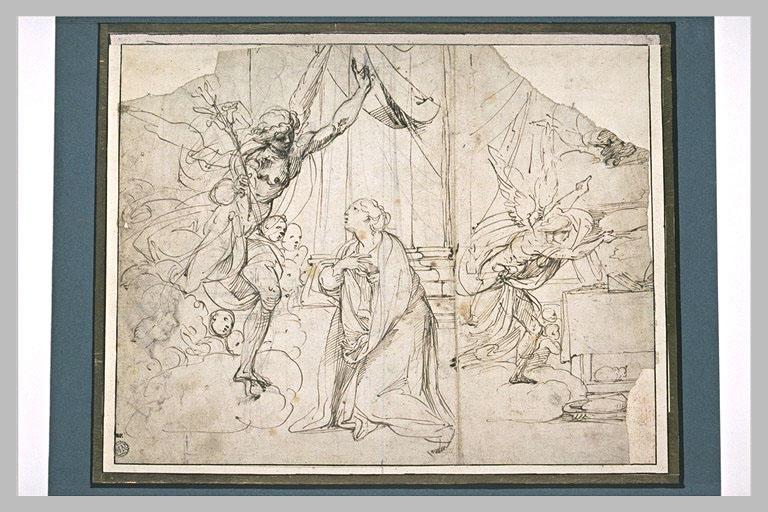 Feuille d'étude pour L'Annonciation
