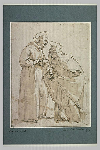 Saint François d'Assise et sainte Claire