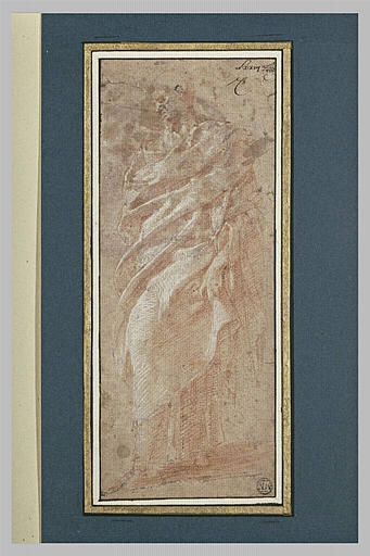 Étude de drapé pour saint Thomas