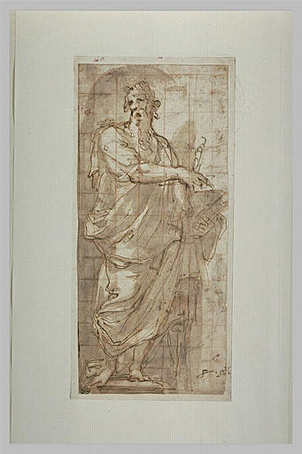 Saint Paul debout, dans une niche