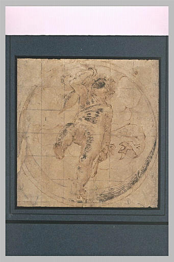 Angelot volant, vu par en-dessous