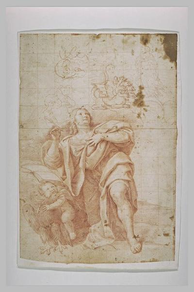 Saint Jean écrivant l'Apocalypse