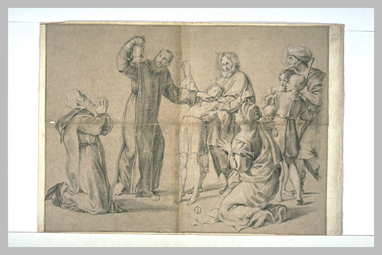 Saint Nil guérissant un possédé