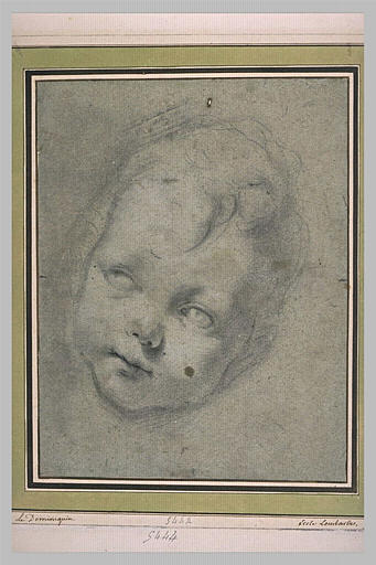 Tête d'enfant, regardant vers la gauche