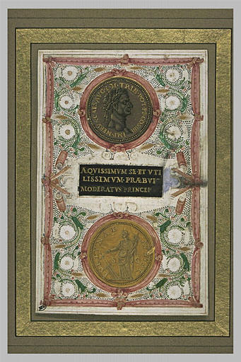 Etude de médaille à l'effigie de Nerva