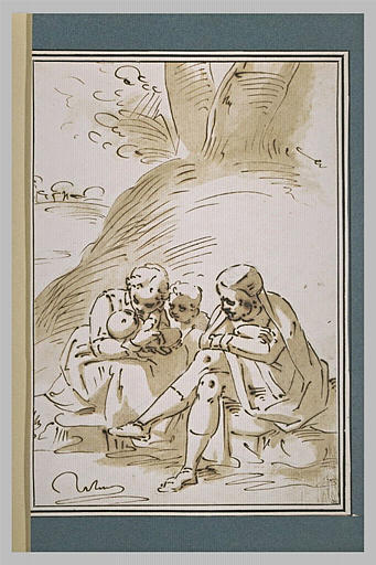 La Sainte Famille et le jeune saint Jean