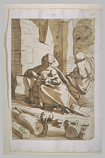 Sainte Famille avec le petit saint Jean