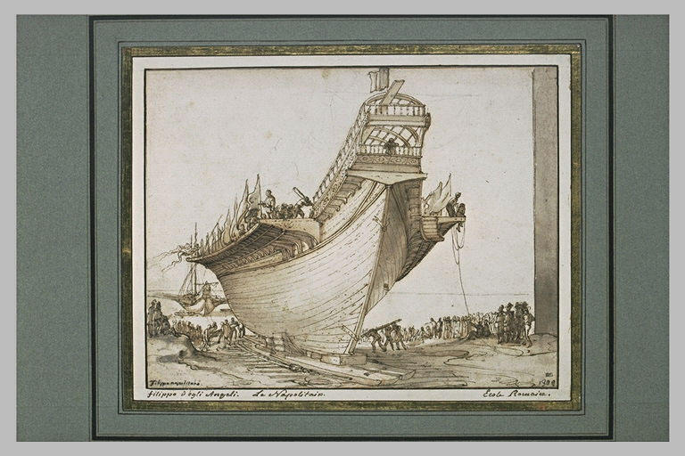 Derniers préparatifs pour le lancement d'un vaisseau