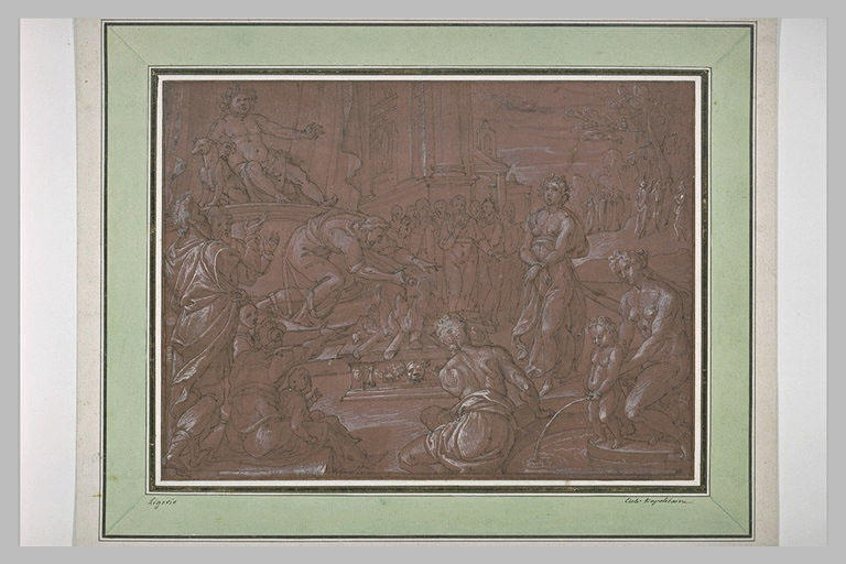 Corésus, grand prêtre de Bacchus se sacrifiant, à la place de Callirhoé