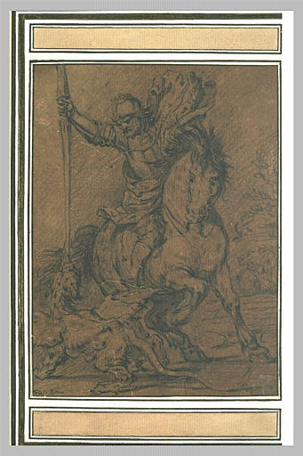 Saint Georges combattant le dragon