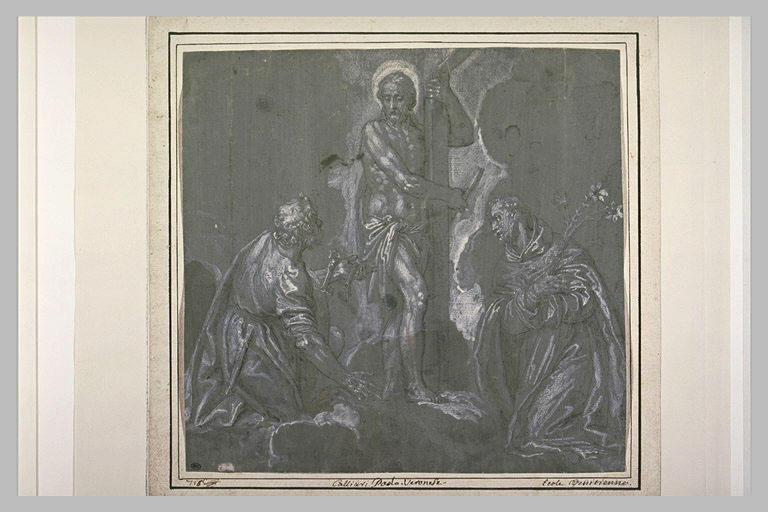 Le Christ apparait à saint Pierre et à saint Antoine de Padoue
