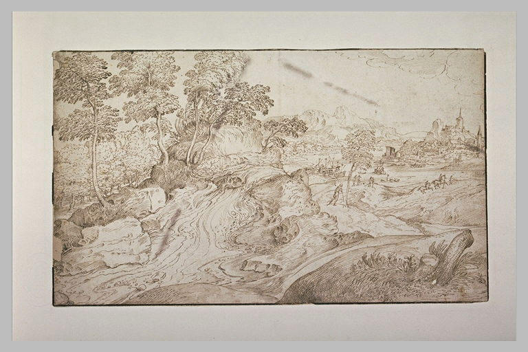 Paysage au bord d'une rivière