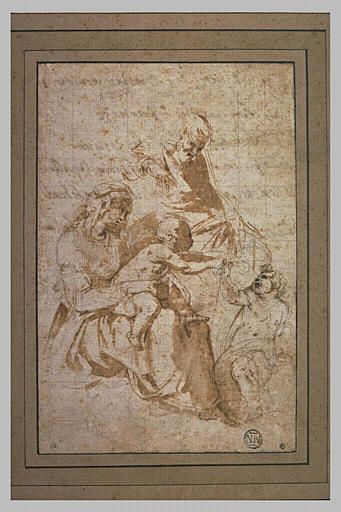 Sainte Famille avec saint Jean jouant avec l'Enfant