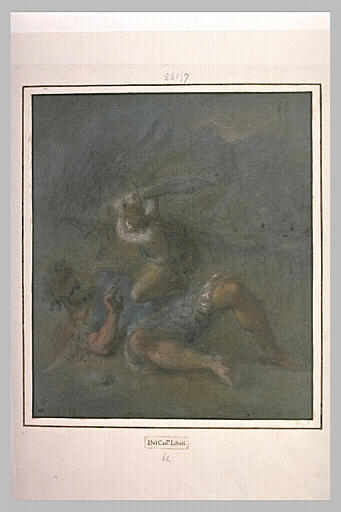 David coupant la tête de Goliath