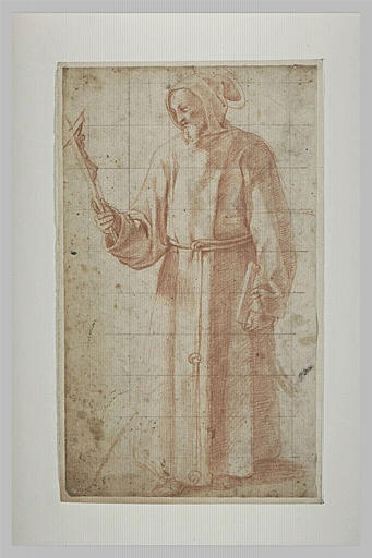Saint François tenant un crucifix