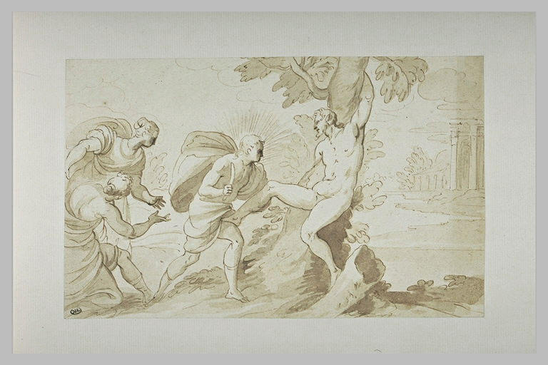 Apollon écorchant Marsyas