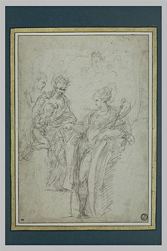 Mariage de sainte Catherine d'Alexandrie