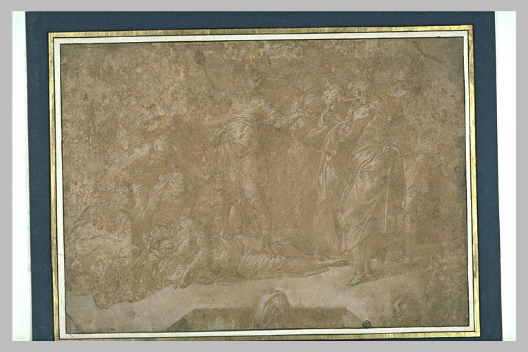 Brutus jurant de venger Lucrèce et de délivrer Rome des Tarquins