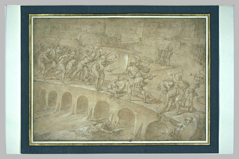 Horatius Cocles défendant un pont