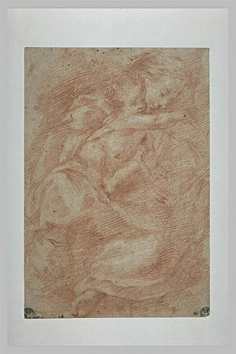 Vierge avec l'Enfant sur ses genoux