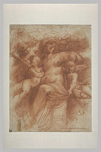 Vénus portée par trois amours