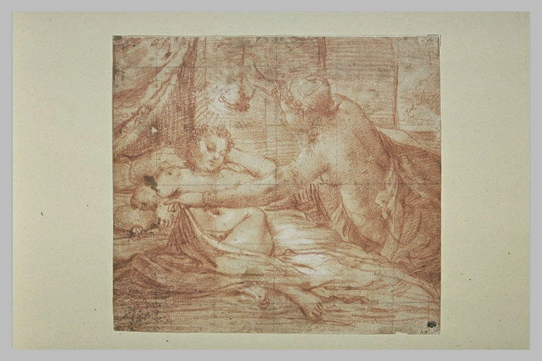 Psyché découvrant  l'Amour endormi