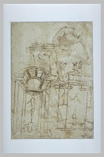 Etudes de grotesques et d'architecture