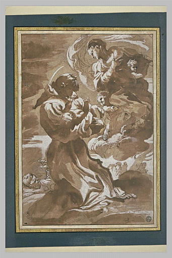 La Vierge confiant l'Enfant Jésus à saint François d'Assise