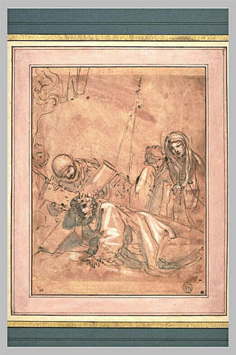 Le Christ succombant sous le poids de la croix