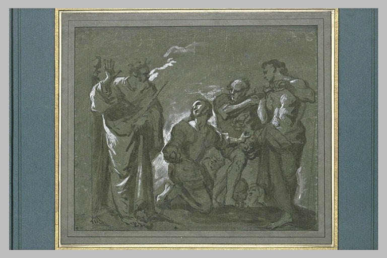 Moïse recevant les espions qui reviennent de la terre promise