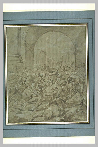 Saint Roch soulageant les pestiférés