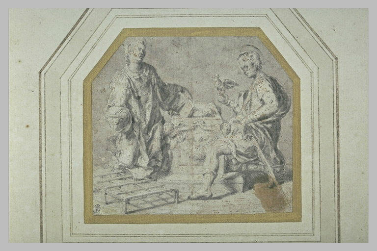 Saint Laurent et saint Hubert