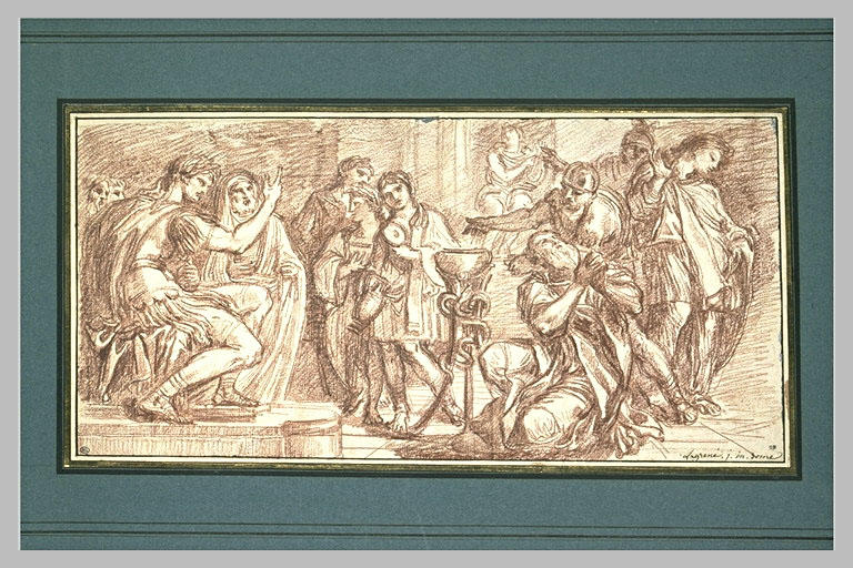 Chrétiens refusant de sacrifier aux dieux païens