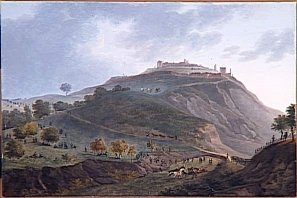 Deuxième vue du vieux château de Cosseria le 15 avril 1796 ; Deuxième vue du vieux château de Cosseria, le lieutenant général Provera sommé de se rendre à discrétion, demande à capituler le 15 avril 1796 (autre titre)