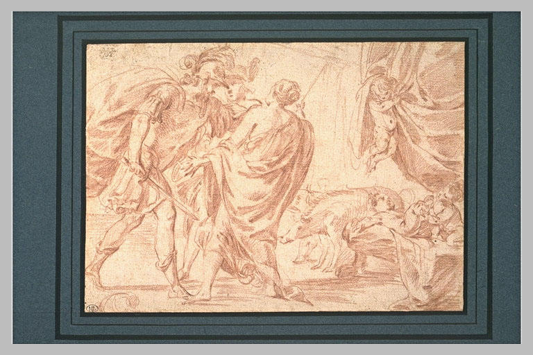 Ulysse obligeant Circé à rendre à ses compagnons leur premières formes