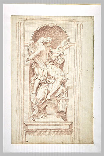 Ange enlevant le prophète Habacuc