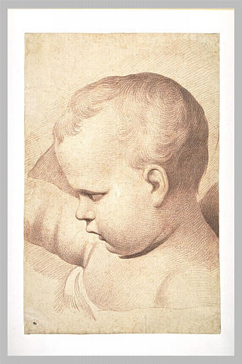 Tête d'enfant, vue de profil